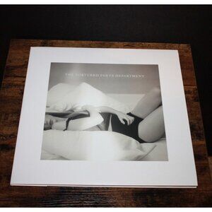 TAYLOR SWIFT THE TORTURED POETS DEPARTMENT 2 LP GHOST WHITE VINYL Mint Cond.